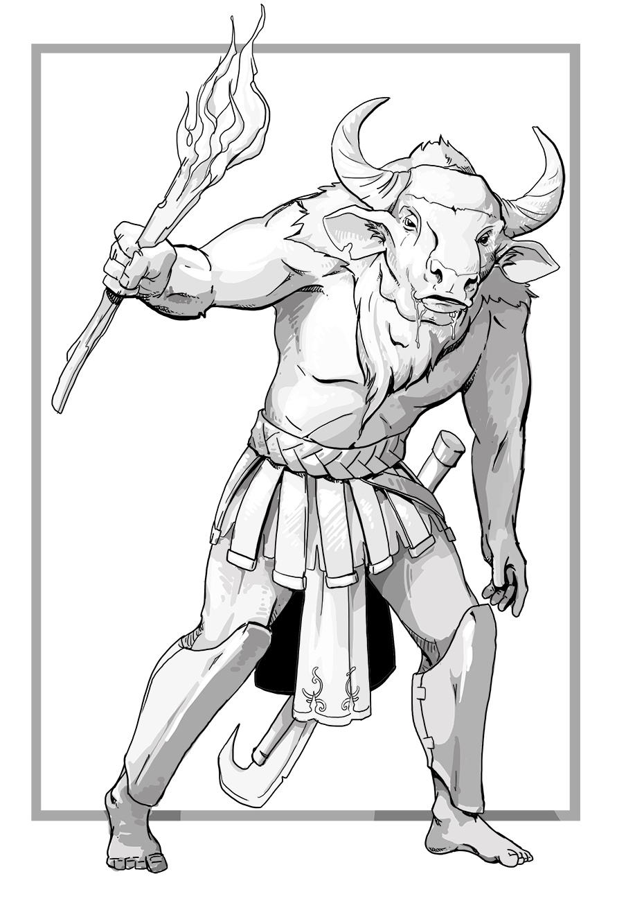 Minotaur by Mariana Ruiz Villarreal